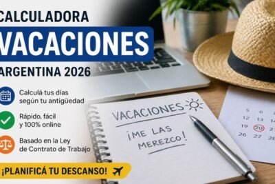 Calculadora de Días de Vacaciones en Argentina